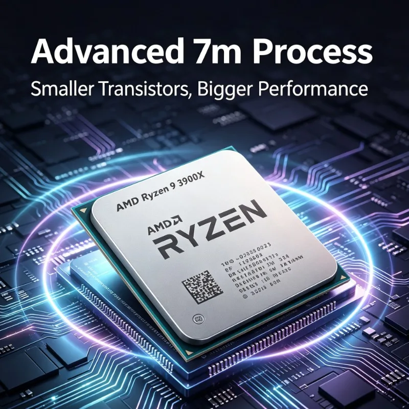 AMD R9 3900X Ryzen9 AM4 Platform Upgrade Processor 3.8GHz Base 4.6GHz Boost 12C/24T Tray No Cooler