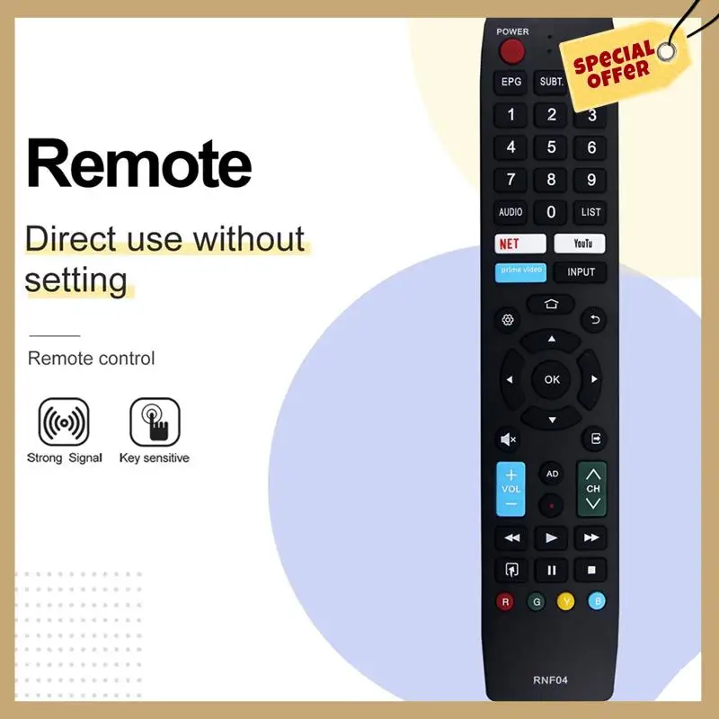 أداء مستقر - استبدل جهاز التحكم عن بعد RNF04 لجهاز التحكم عن بعد Sharp TV RNF04