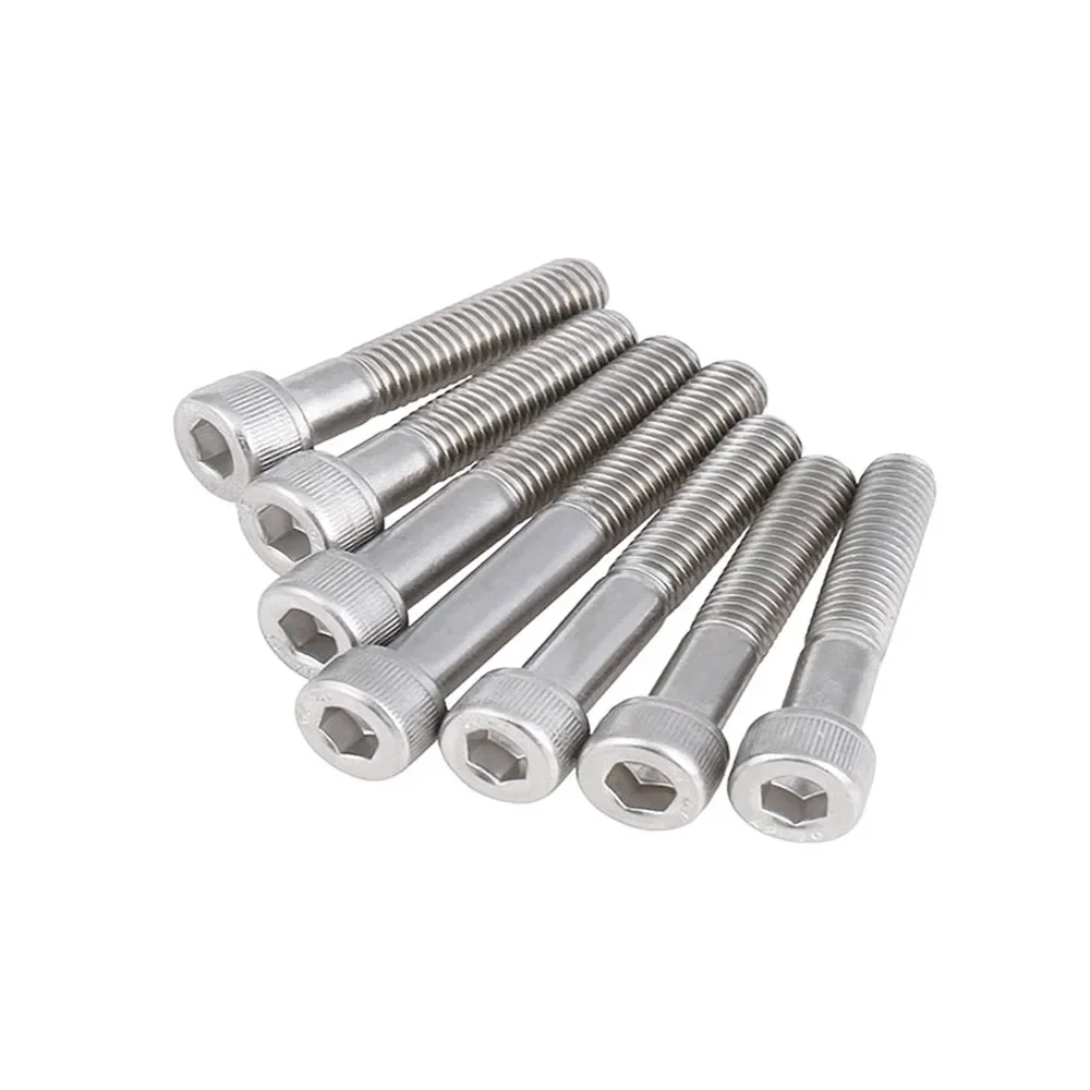 DIN912 A4-70 316 Stainless Steel Half Tooth Hexagon Hex Socket Head Cap Screw Partially Thread Allen Bolt M5 M6 M8 M10 M12