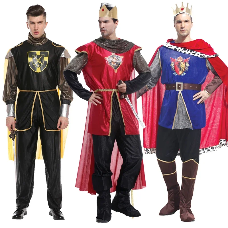 Robe de carnaval pour adultes et enfants, Prince King, Gelmen King Cosplay, vêtements de Noël pour garçons, PA4229, 303