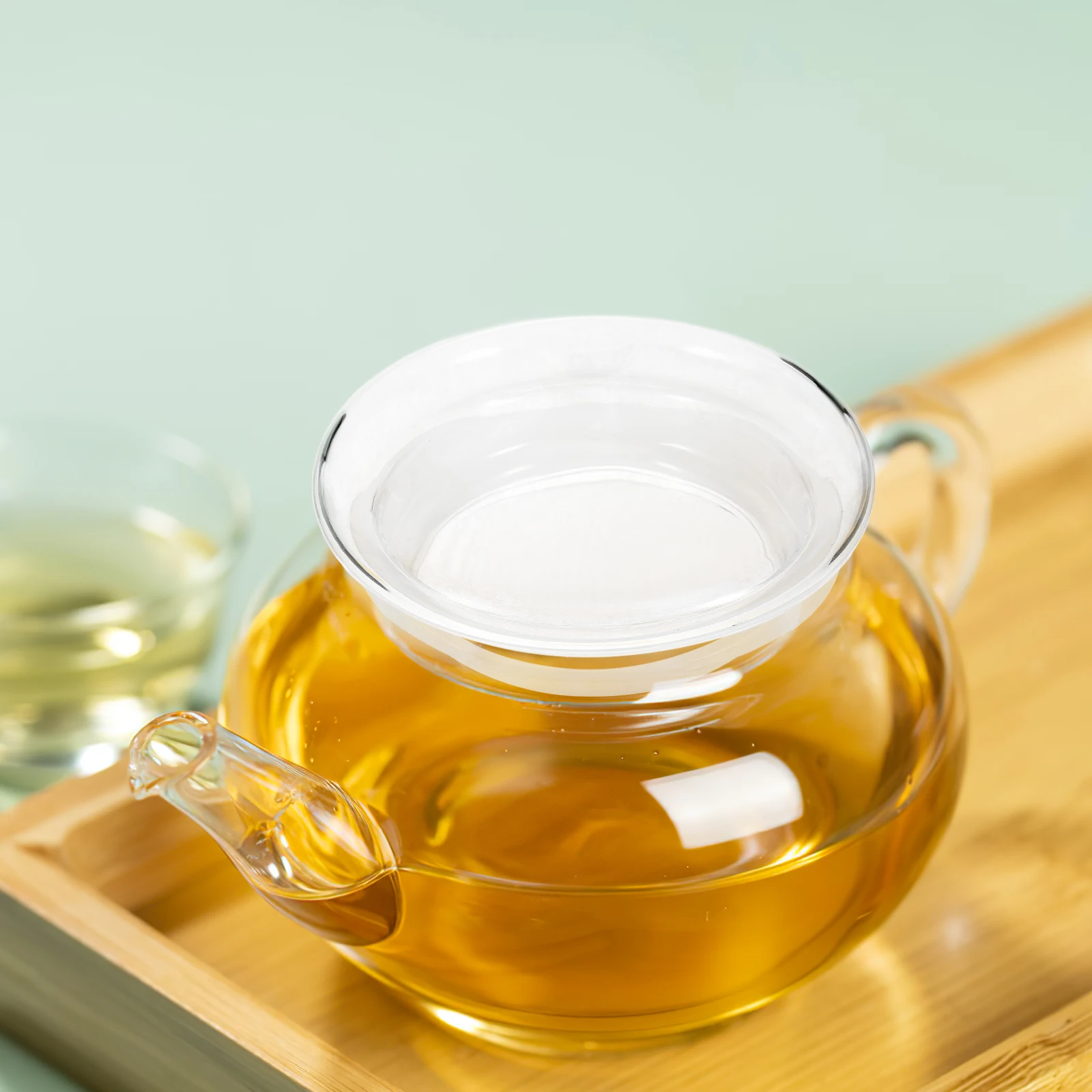 

Replacement Universal Round Transparent Household Teapot Accessory Leak Proof Heat Resistant For Tea Pot Glass Cover Household