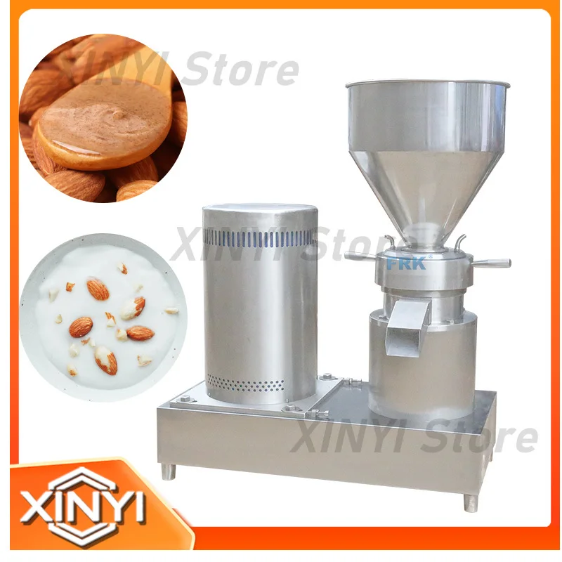 New Wet Food Grinder Machine for Peanut Butter Almond Milk Meat Colloid Mill for Bakery Cooking Food Processing Commercial