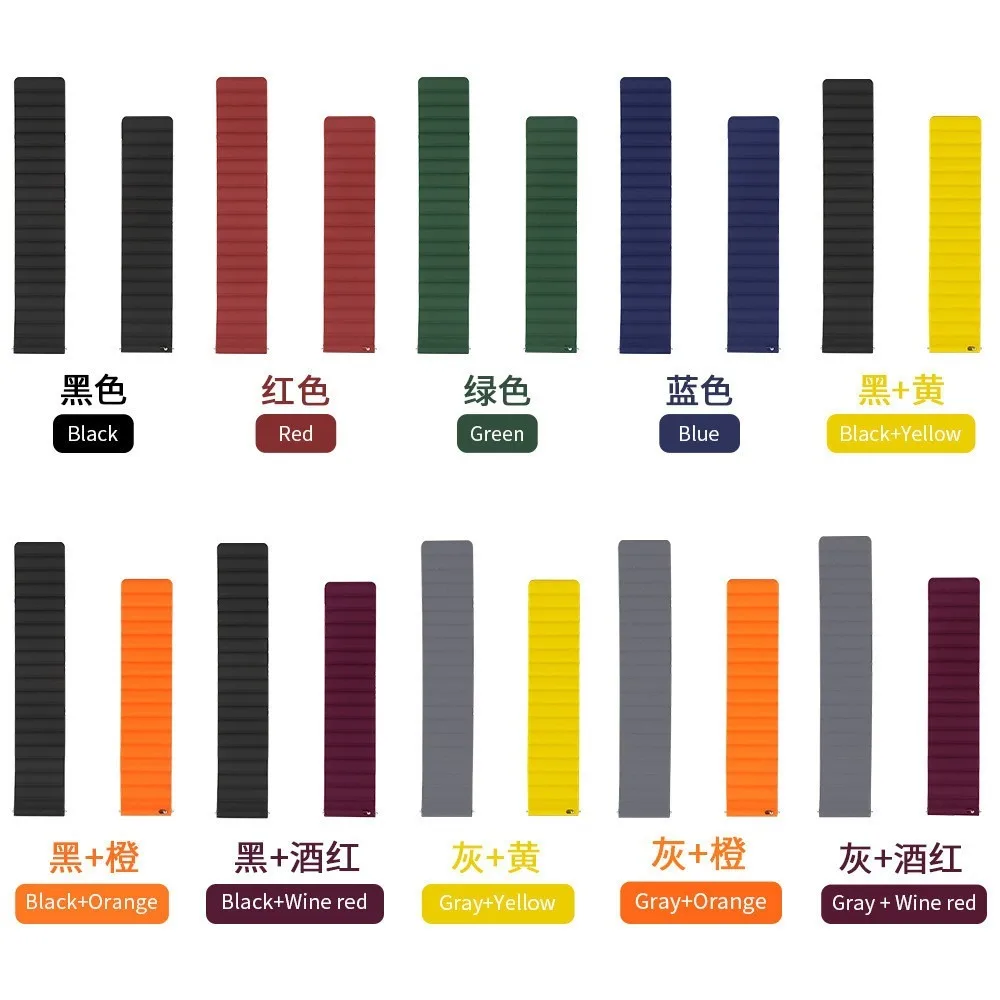 

Силиконовый ремешок 20 мм для Samsung Galaxy Watch FE 7 6 5 4/Active 2/Watch5 Pro/Watch6/4 classic 42 46 40 44 43 47 мм с магнитной петлей