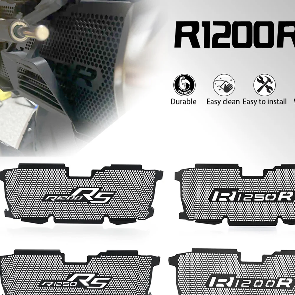 

2025 2024 Radiator Grille Guard For BMW R1200R R1200RS R1250R R1250RS R 1200 R R 1250 R RS 2015 Motorcycle Protector Grill Cover