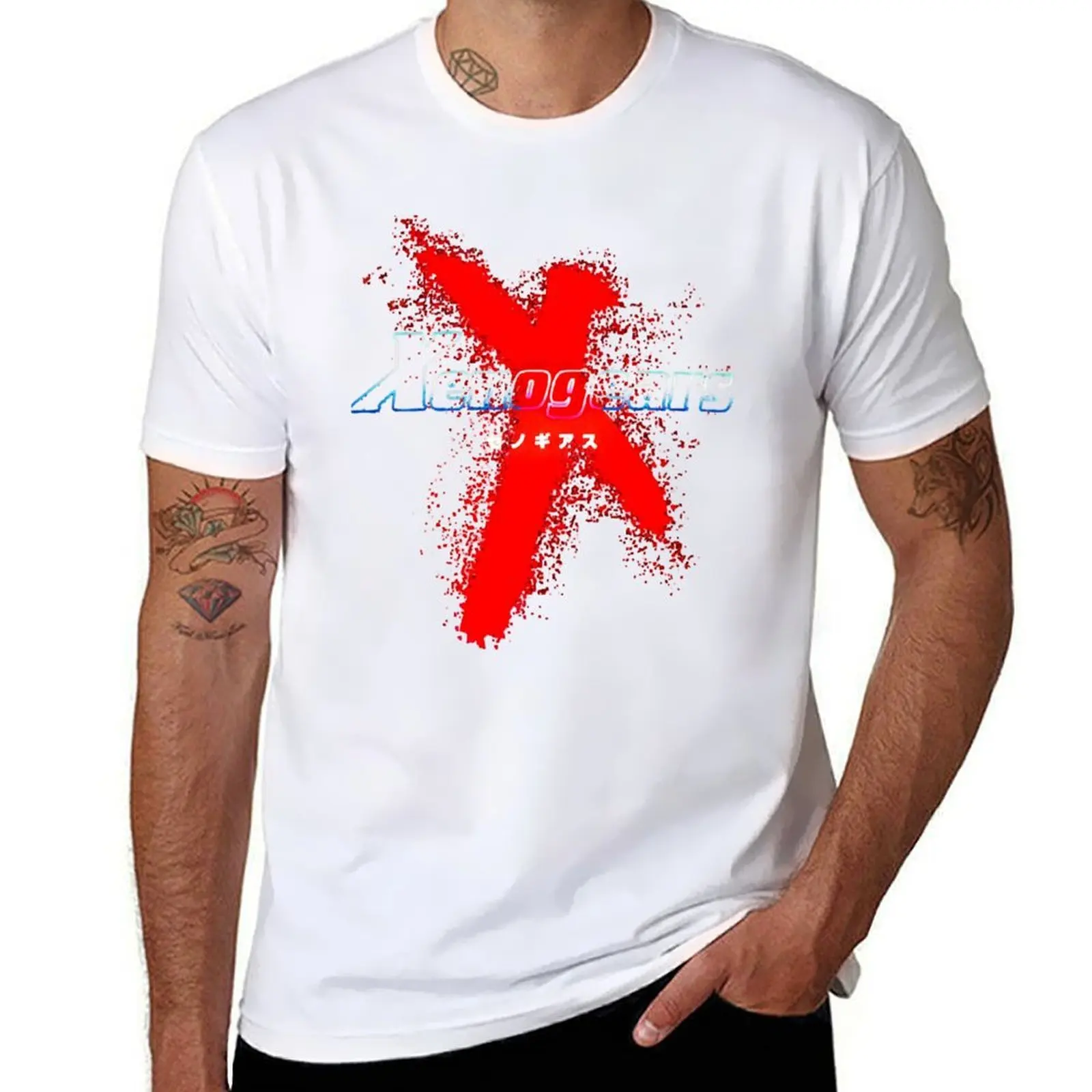 

Xenogears T-Shirt anime t shirts oversize t shirts for man graphic vintage T-Shirt