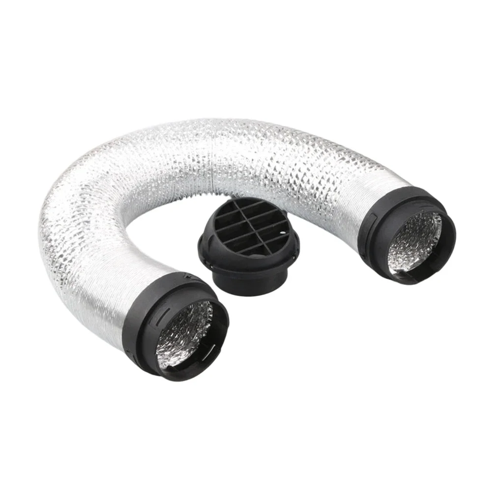 

75mm Air Diesel Parking Heater Hose Extension Duct With Outlet For D4, For D5, 5KW And 8KW Parking Heater Accessories