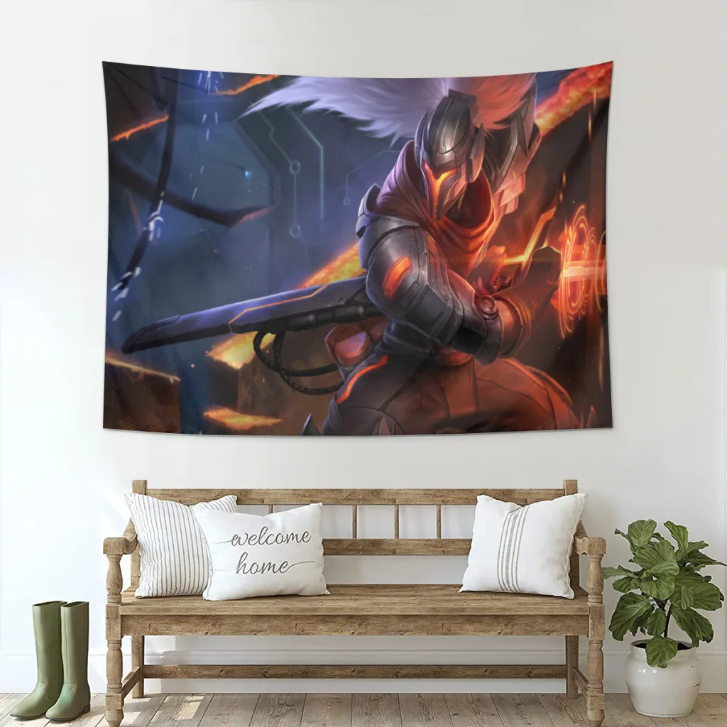 

Hot-Game-League-Of-L Tapestries Room Decoration Items Home Décor Bedroom Wall Decorating Cloth