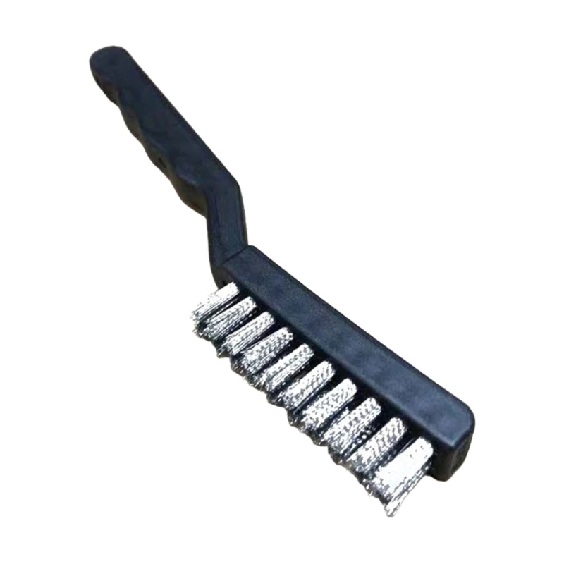 Spazzola per pulizia della ruggine con filo acciaio ramato rinforzato per officina manutenzione