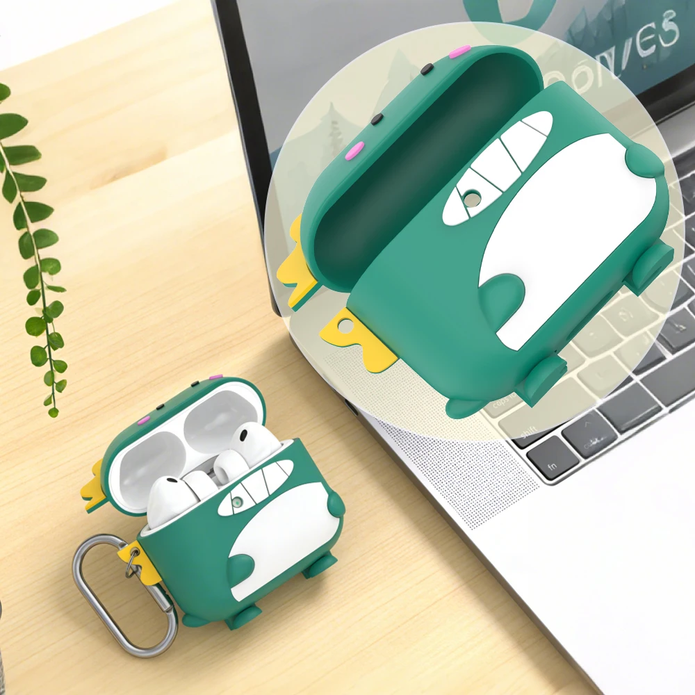 

For Airpods Pro 3 2025 Earphone Case Silicone Wireless Earbuds Cover With Keychain