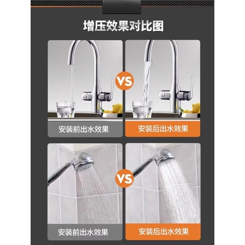 Silent automatic booster pump