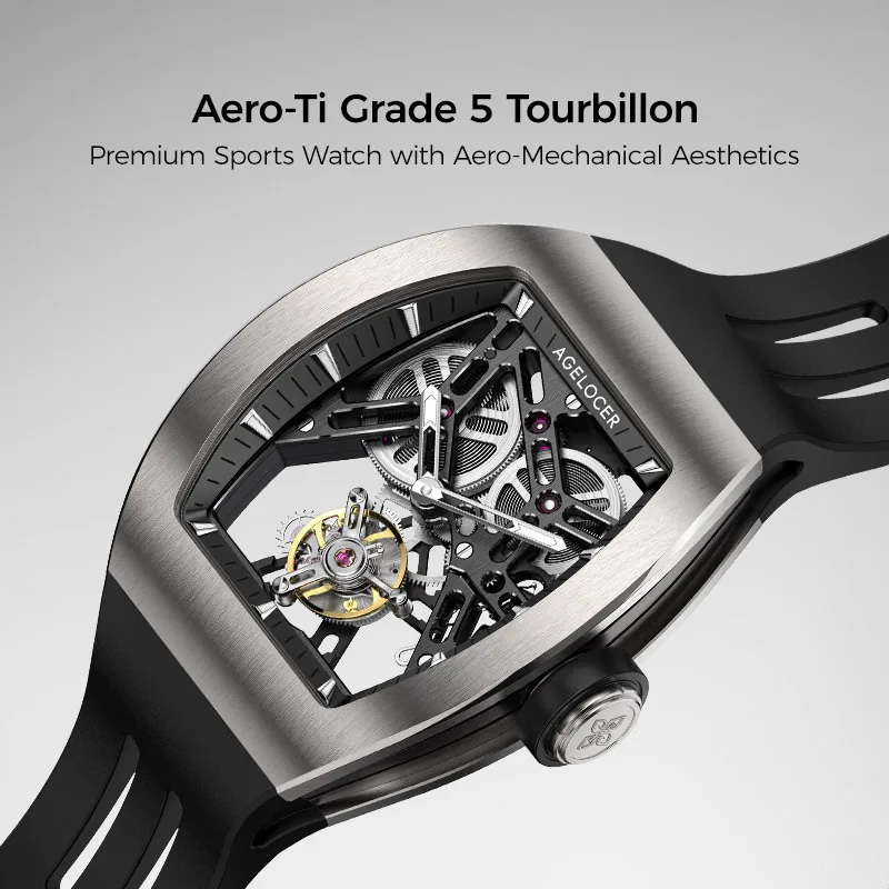 AGELOCER Aero Ti Grade 5 In-house Movement Tourbillon Watch