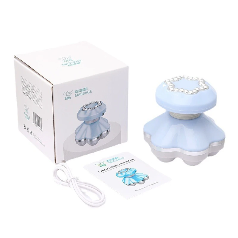 

USB Mini Body Massager Multi Function Plastic Triangle Shape Electric Cellulite Massage Relaxation Instrument Cat Massanger