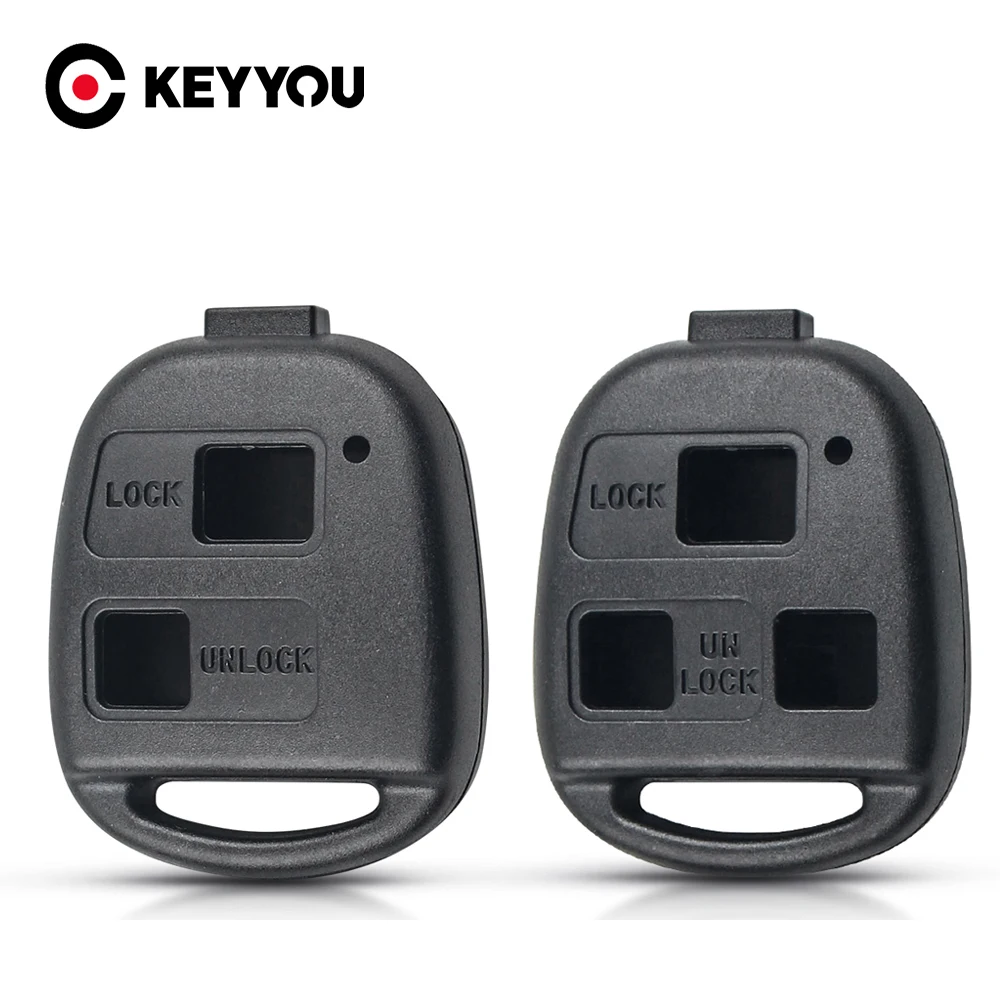 KEYYOU 2/3 Buttons Remote Key Shell Without Blade Case For Lexus RX300 RX350 RX400h SC430 GX470 LS400 GS300 ES300 ES330 LX470