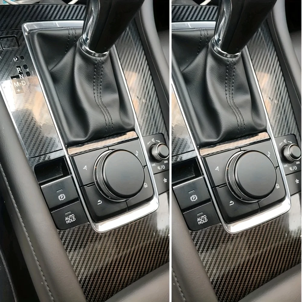 Für MAZDA 3 Axela 2020-2023 Innenraum Mittelkonsole Türgriff 5D Carbonfaser-Aufkleber Dekor Auto-Styling Zubehör – Detail 6
