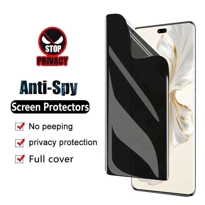 Anti Spy Privacy Hydrogel Film Screen Protector For Vivo Y53t iQOO U6 Y100 V2239 V27e V27 Pro