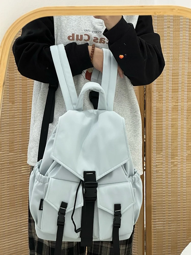 

Outdoor Hiking Dstring Double oulder Bapa Lightweight Women's Travel Bag Commuter Sle Nylon Fabric Support Ba Cu...