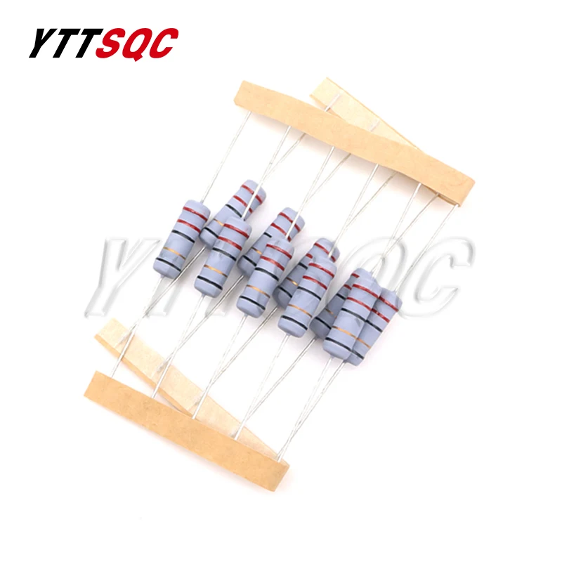 10pcs 3W 5% Wire Wound Resistor Fuse Winding Resistance 0.1R 0.1 0.15 0.22 0.33 0.47 0.5 1 2.2 4.7 6.8 10 22 33 47 51 68 100 ohm