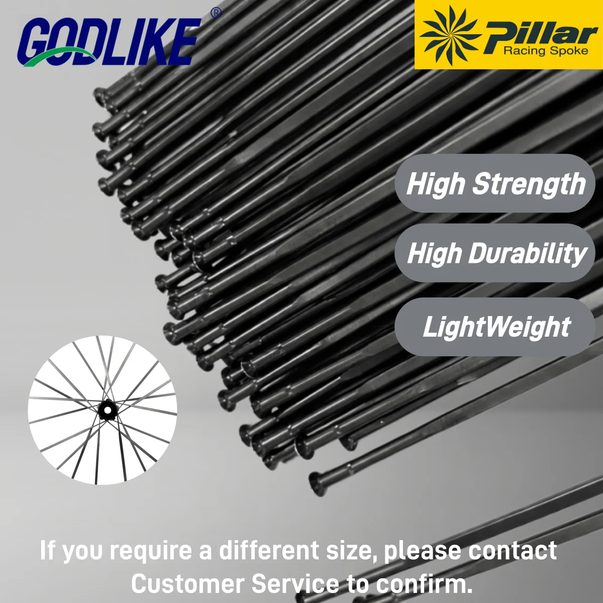 

12Pcs/Lot Pillar PSR Aero 1423 Straight Pull Gauge 14 2.0mm Stainless Steel Radios 1423 MTB Road 14G Flat Bladed Spoke Bicycle