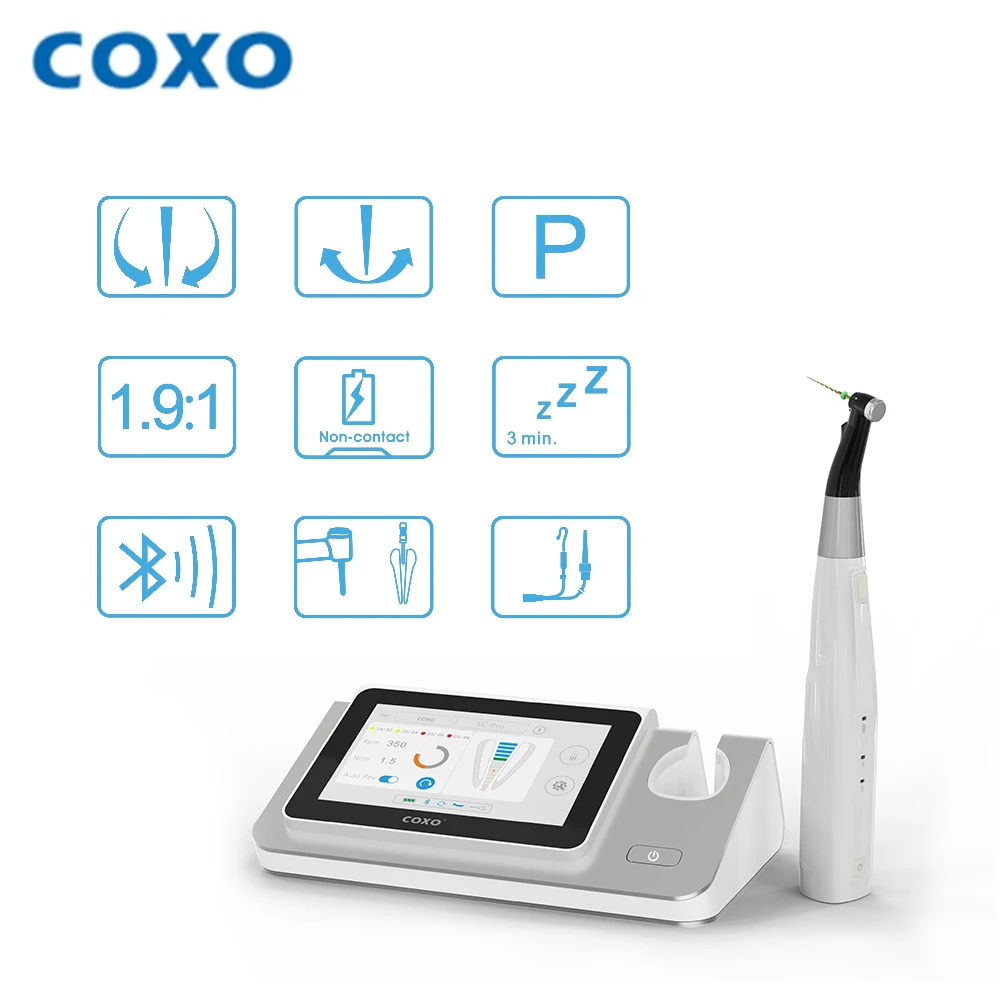 COXO C-SMART-I PILOT Dental Endo Motor Root Canal Endodontic Treatment Machine Preparation Built-In Apex Locator