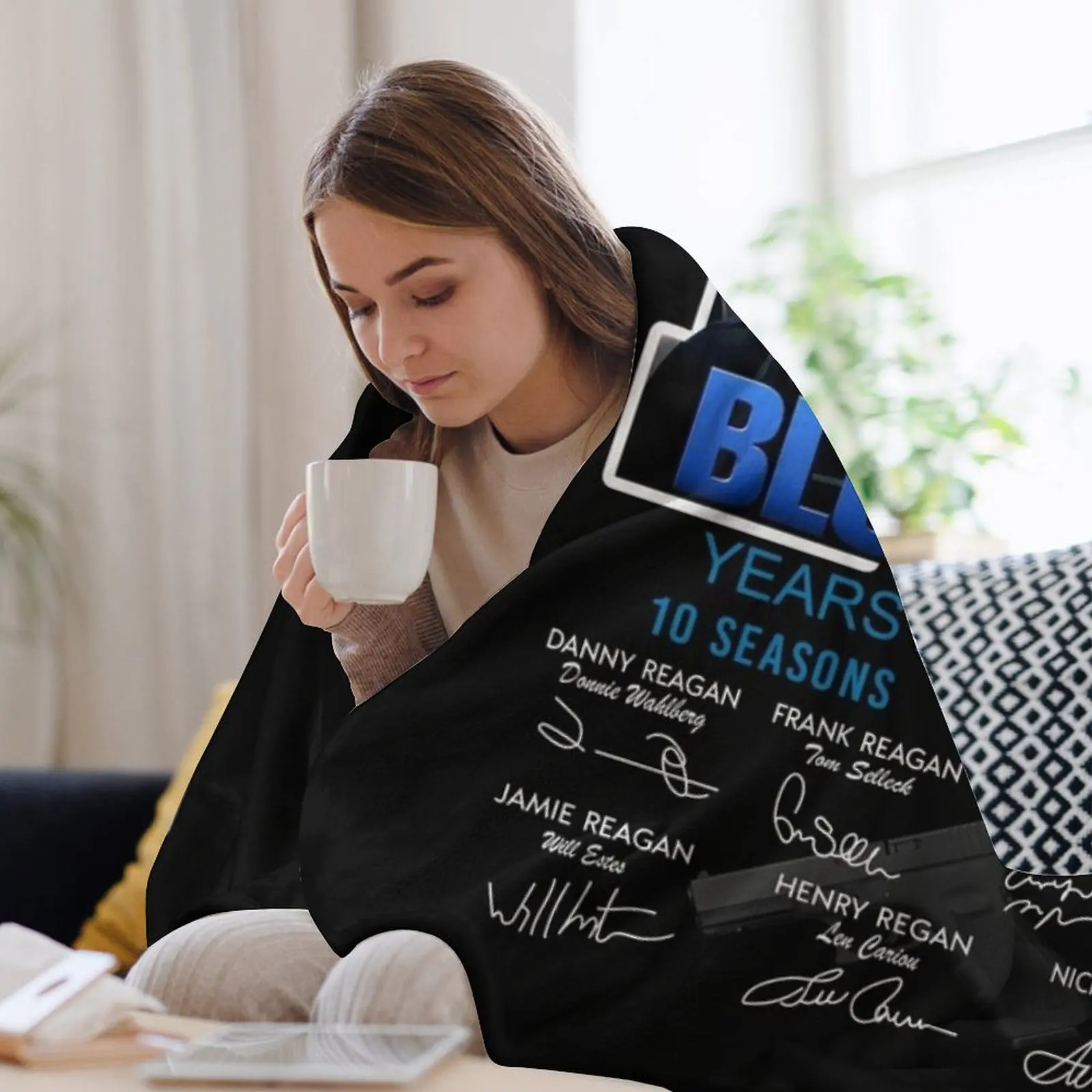 الدم الزرقاء سنة 2010 أ؟؟ 2020 10 مواسم 218 حلقات توقيعات قميص رمي بطانية هدية مضحكة بطانيات سفر للأطفال #3