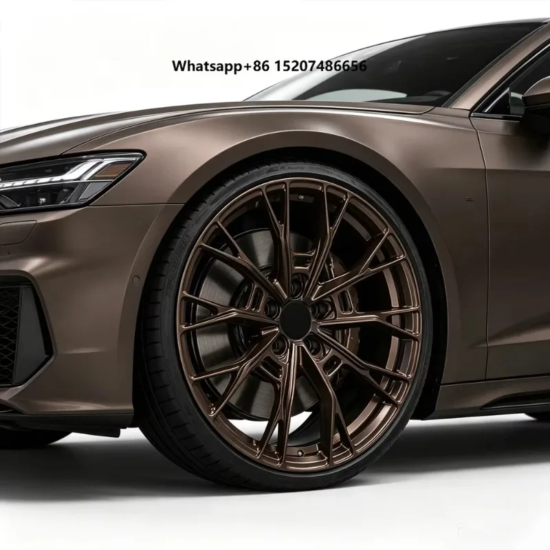 19*9 5*120 28 Retro Spoke Passenger Car Wheels High Strength for Aluminium Alloy Forged Wheels Rims