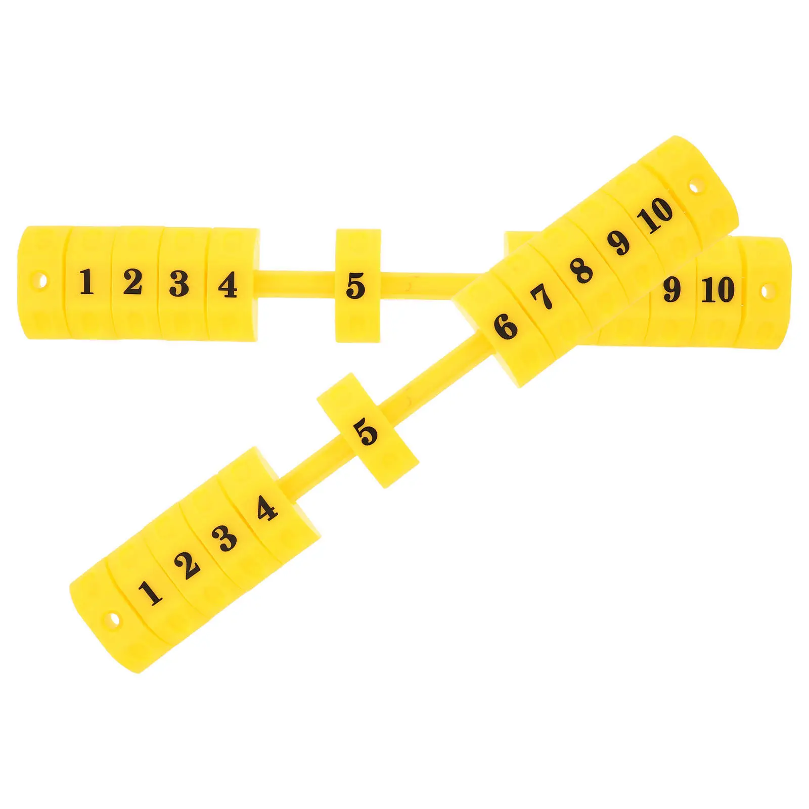 

2Pcs Foosball Table Score Counter Desktop Scoreboard for Tabletop Football Games Easy Install Clear 1-10 Numeric Display