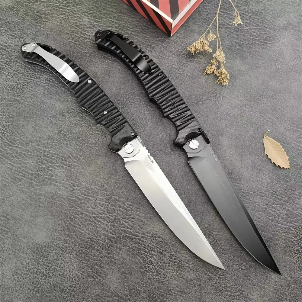 Newest Russian HOKC Abatap Pocket Folding Knife D2 Blade Black G10 Handle Portable Outdoor Tactical Hunting Knife EDC Tool