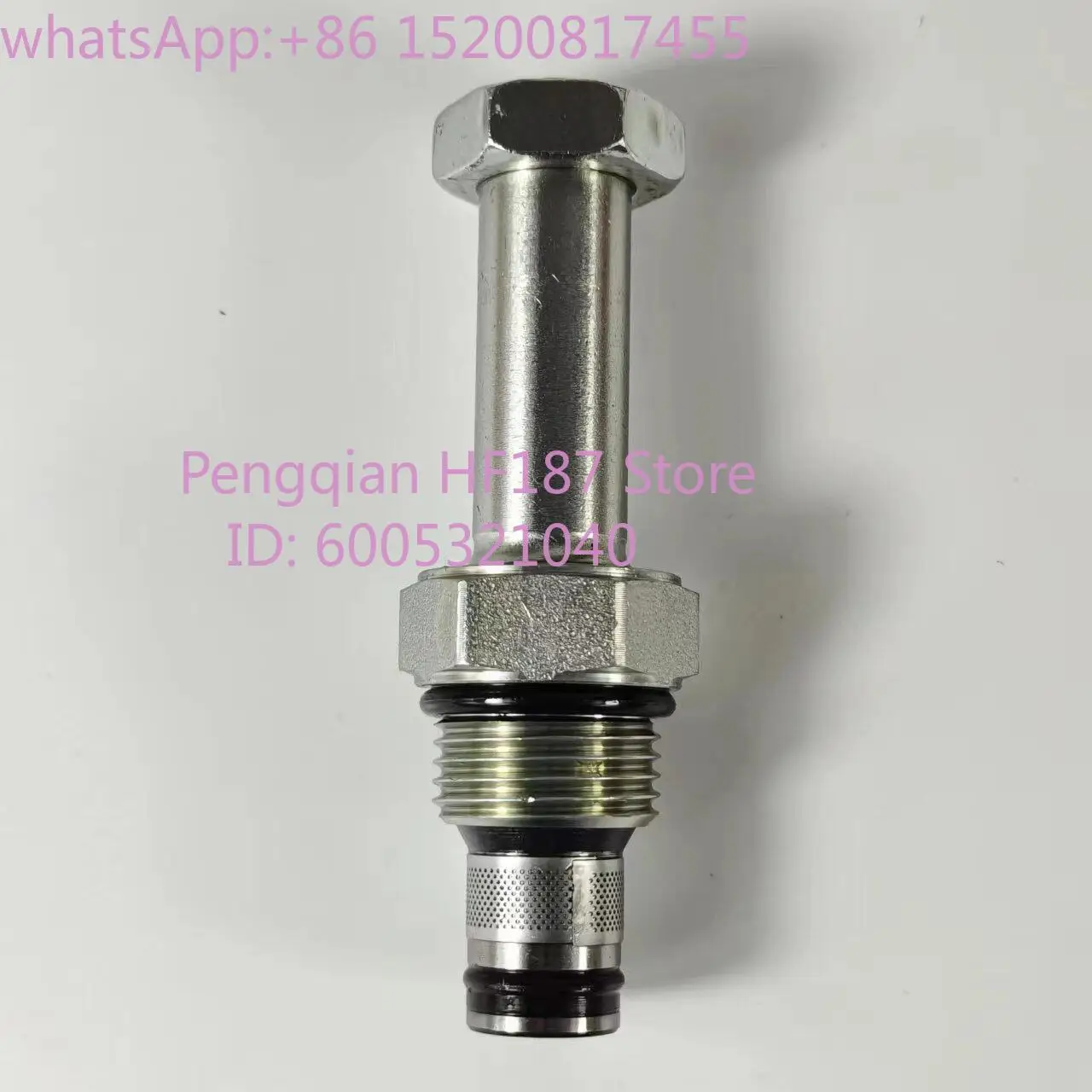 1Pcs hydraulic threaded cartridge pressure-maintaining one-way normally closed solenoid valve DHF08-220/SV08-20
