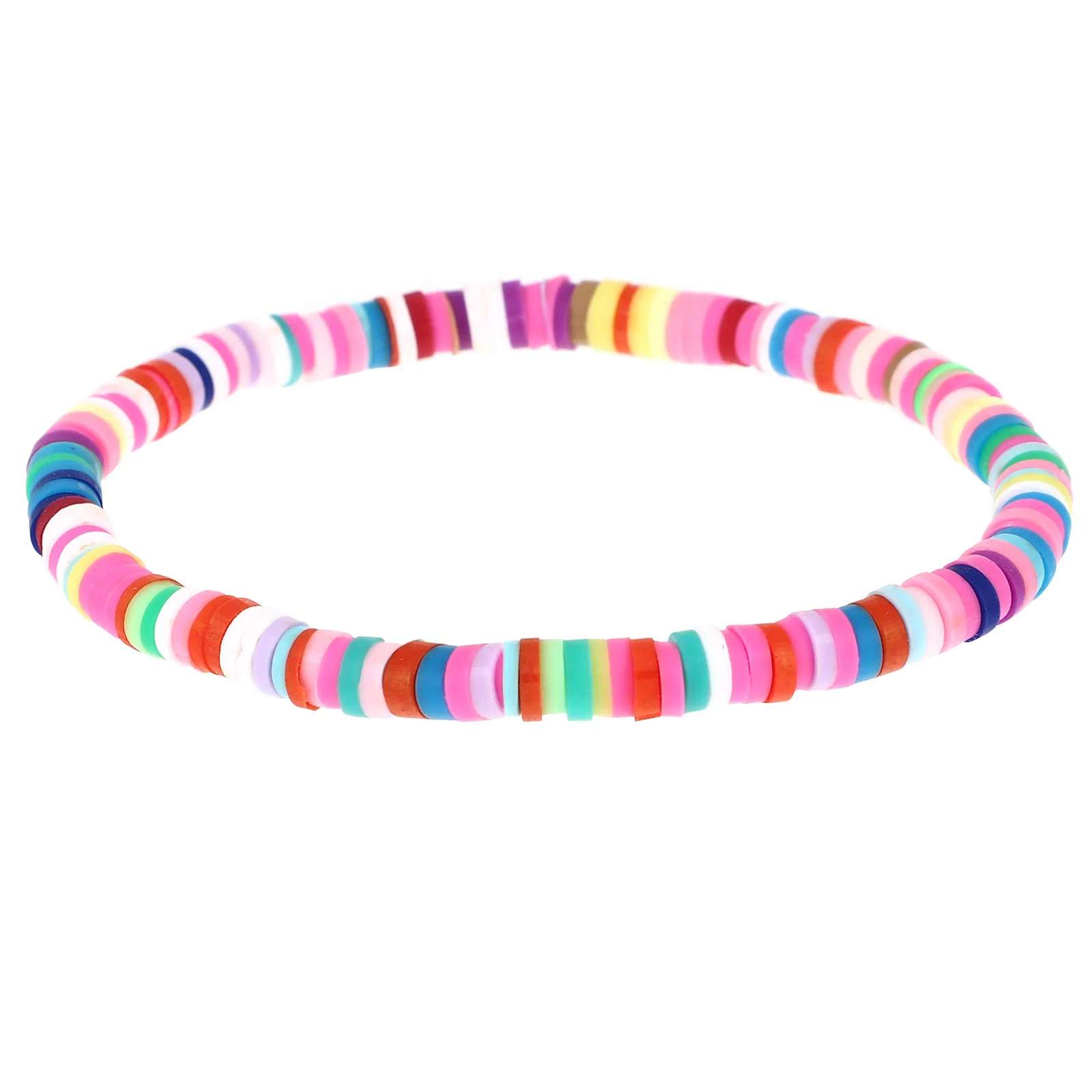 Pulseras de arcilla polimérica Boho Stretch personalizado playa hecho a mano cuerda elástica para muñeca pulsera hecha a mano accesorios regalo