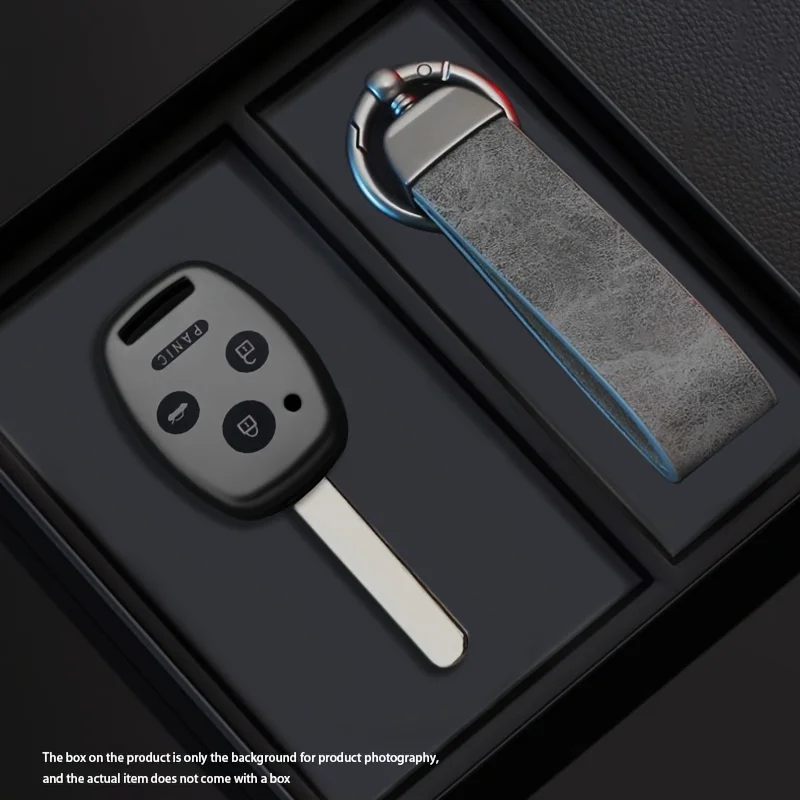 Black Warrior Style TPU Car Key Case Cover for Honda Fit CIVIC JAZZ Pilot Accord CR-V Freed Freed Pilot StepWGN Insight