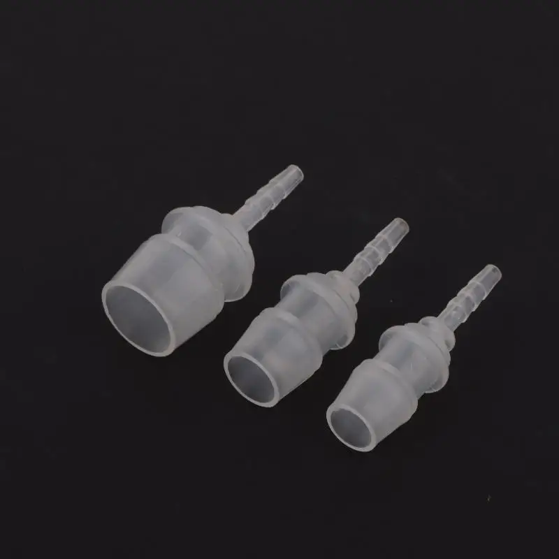 5Pcs Plastic Flexible Hose Two-way Head Connector Reducer Fitting Adapter For Water Pipe Repair Garden Aquarium Laboratory