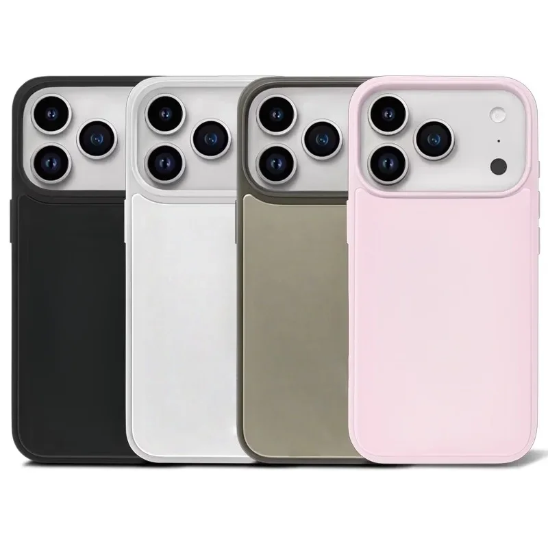 

High Quality Luxury phone case for iphone 17 pro max iphone 16 case 15 14 13 Minimalist Polycarbonate Aluminum Alloy Compatible