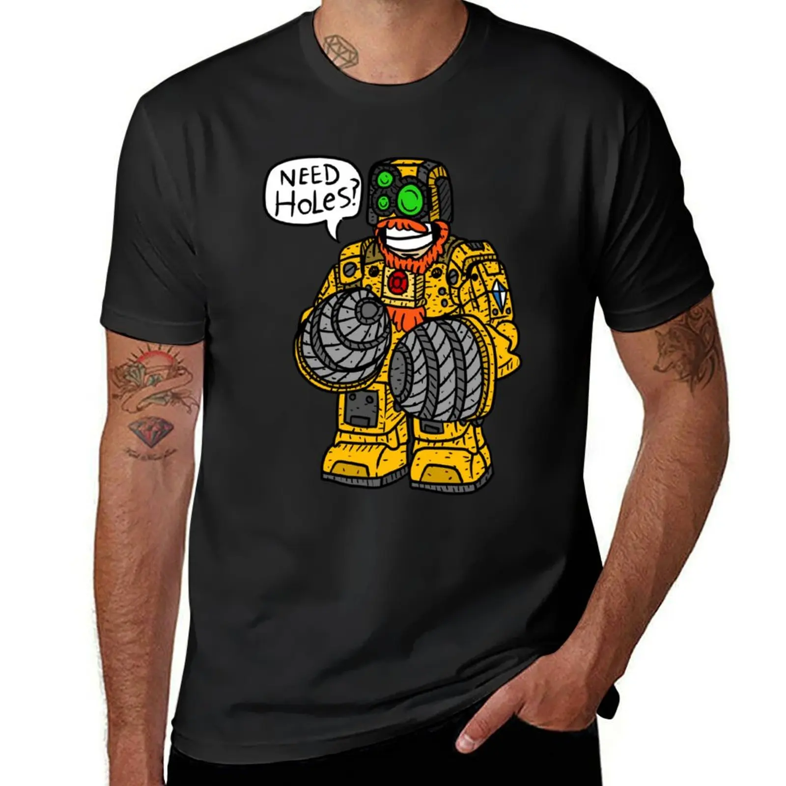 deep rock galactic driller T-Shirt summer top Blouse fruit of the loom mens t shirts