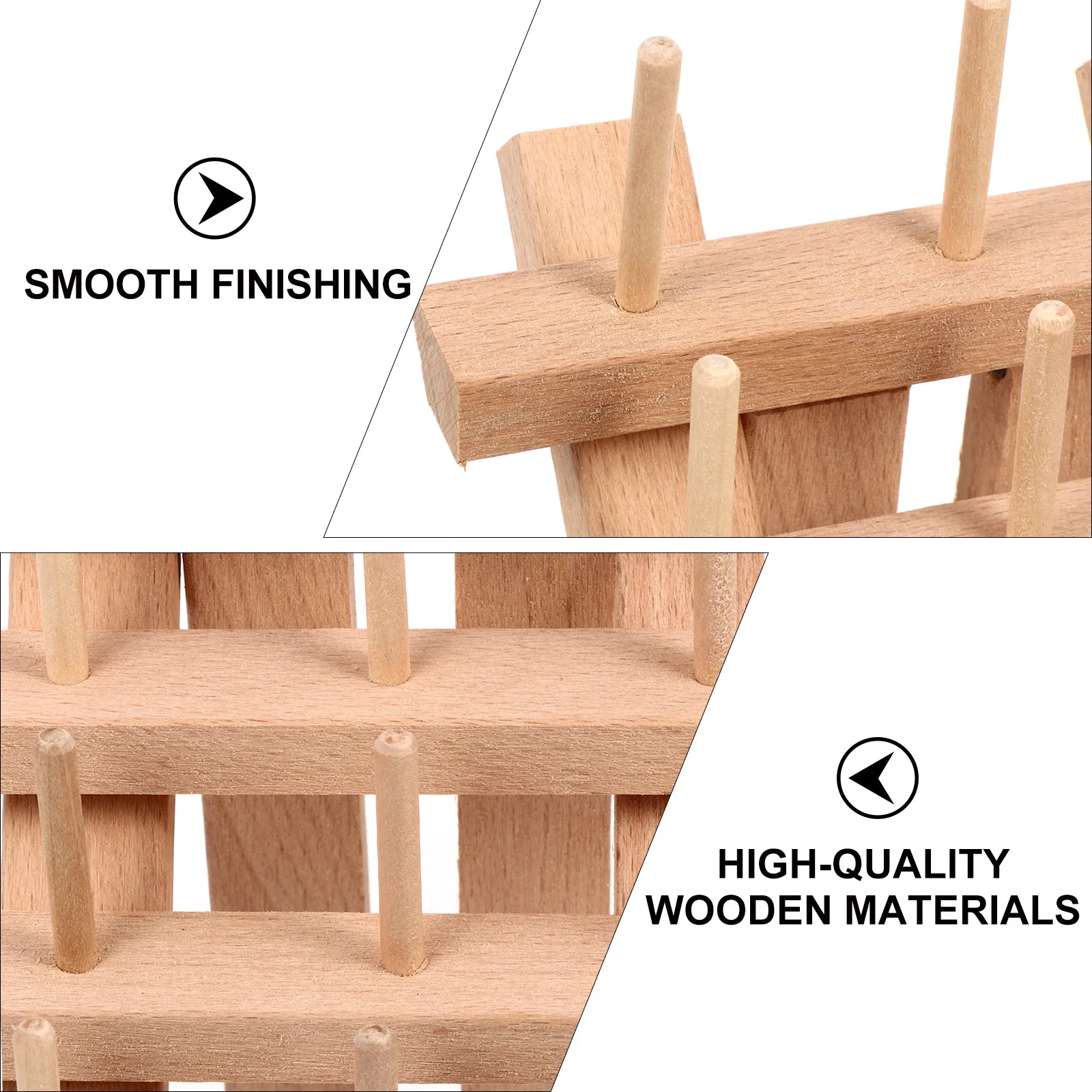 

12 Storage ganizer Sewing Spool 12 Spool Holder Wooden Thread Spool Holder Sewing Thread Rack Wire Floss