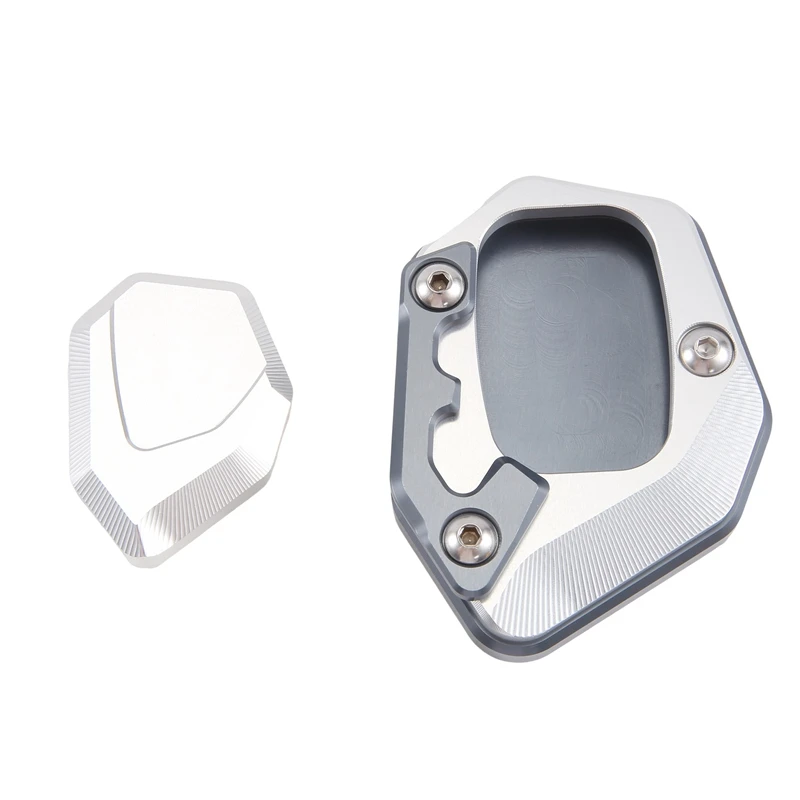 

Motorcycle Side Kickstand Stand Shoes Enlarge Extension Foot Pad Support For VOGE 525 DSX DS525X 2023- Parts (Titanium Color)