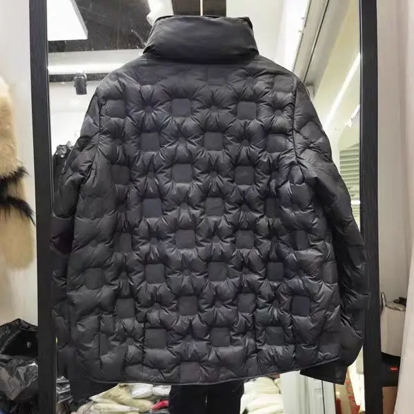 Autumn and Winter New Women's Down Jacket Windproof Stand Up Collar Lightweight Jacket