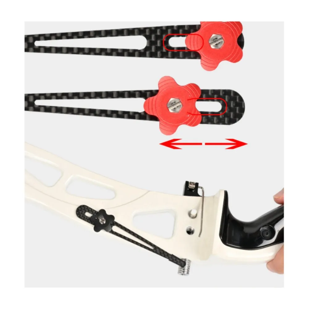 Carbon Fiber Bow Clicker Pad For Recurve ArcheryLightweight Target Practice Indicator Plate Precision Arrow Positioning Sensor
