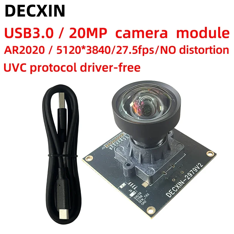 VoltSUsb3.0 Camera, 20mp Industrial Camera Module, Ar2020 Chip, Supporting Photography And Driver-free.