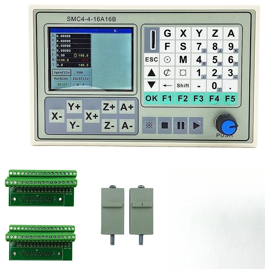 3 4 Axis Offline Programming Controller Pulse Output Module For Engraving Equipment Motor