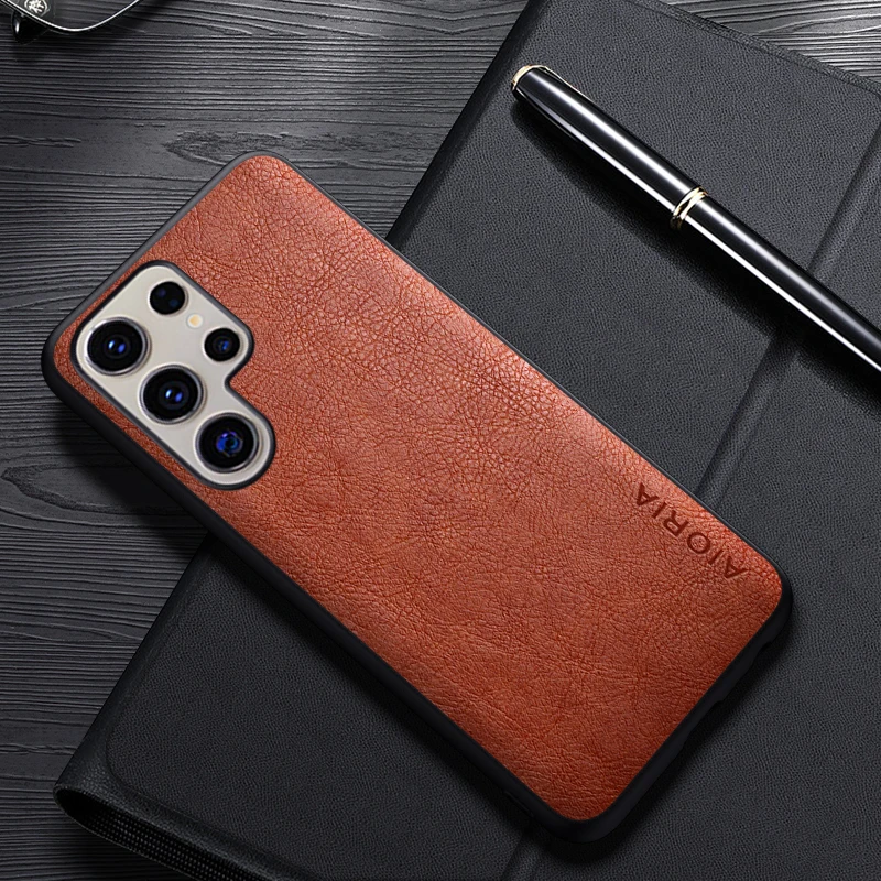 삼성 갤럭시 S25 울트라 플러스 스마트 심플 디자인 고급 가죽 비즈니스 커버 삼성 갤럭시 S25 FE 케이스