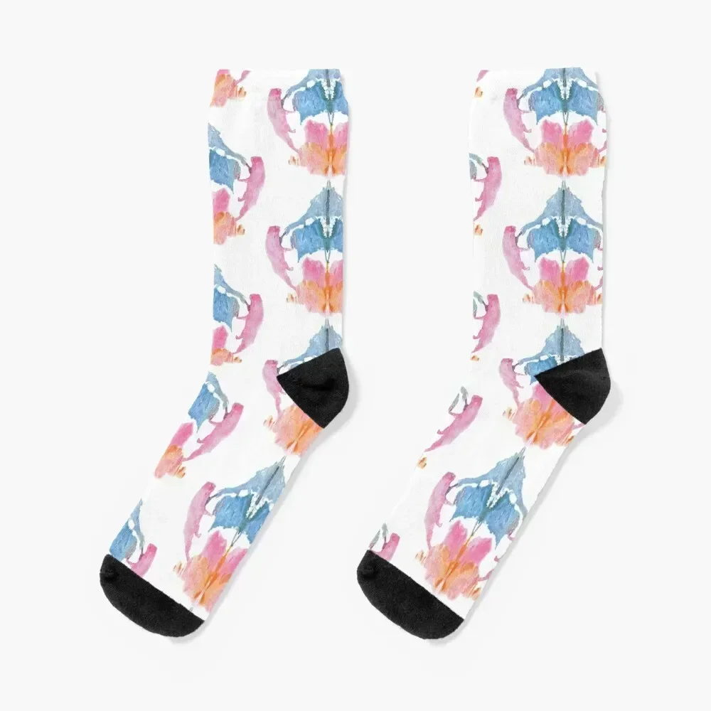 

Rorschach Inkblot Design Socks Stockings compression anti slip football hockey sheer Male Socks Women's