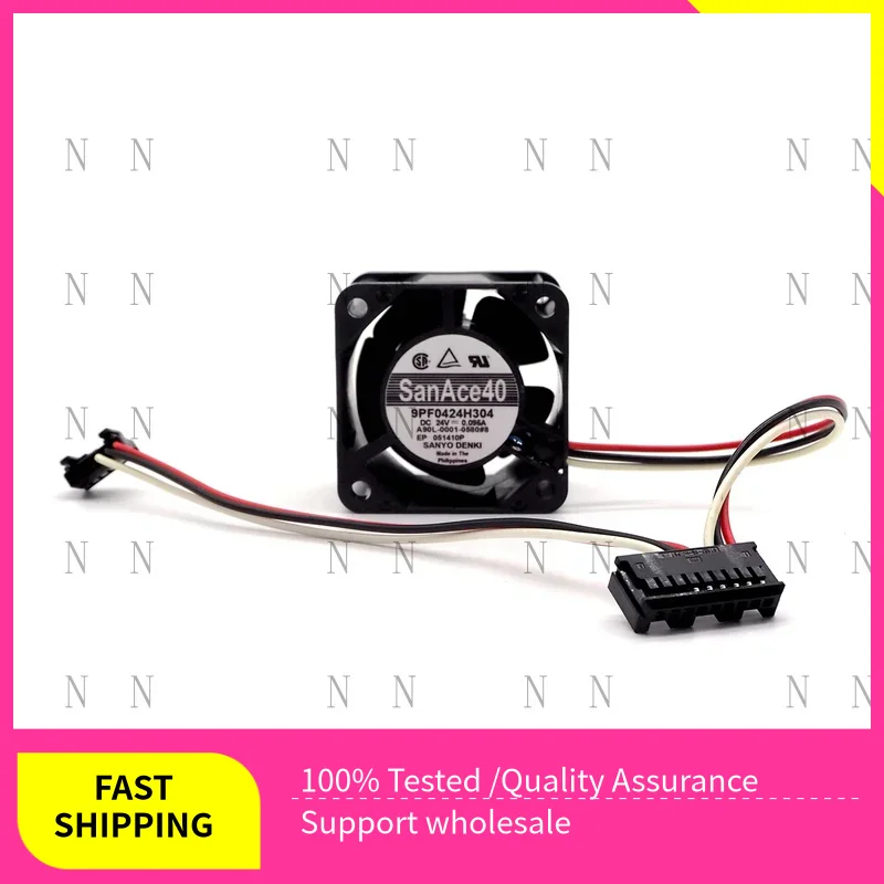 

YJJ High Quality FOR Sanyo Cooling Fan 9PF0424H304 24V 0.095A 40*40*28mm