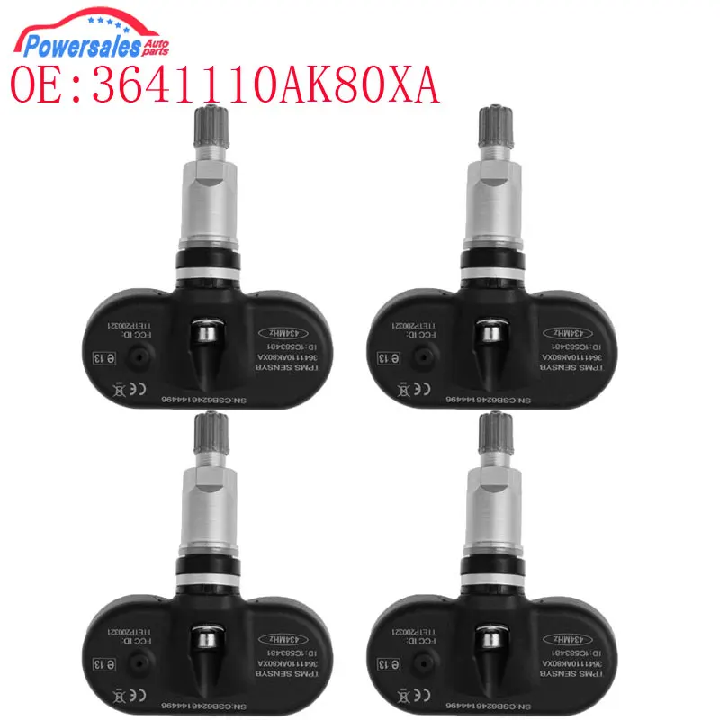 New Tire Pressure Sensor TPMS For GREAT WALL HAVAL H5 WINGLE 5 C30 433MHZ 3641110AK80XA Car Accessories