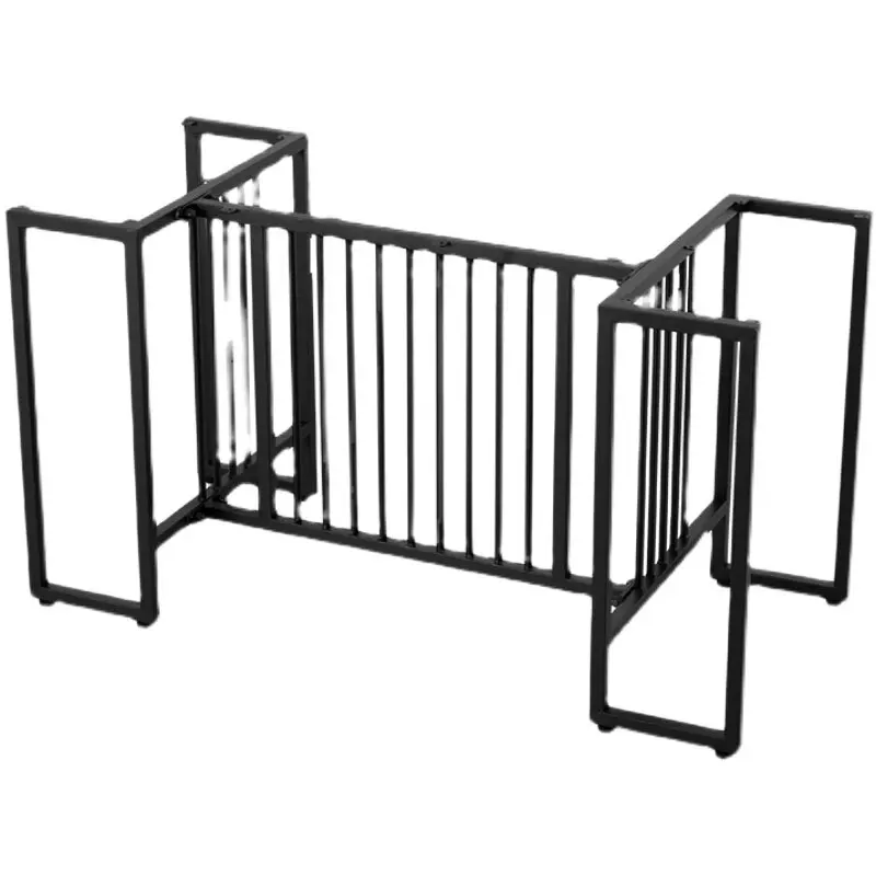 Tea  bracket, wrought iron  legs custom rock slab desk Chinese  dining table feet  racks, support