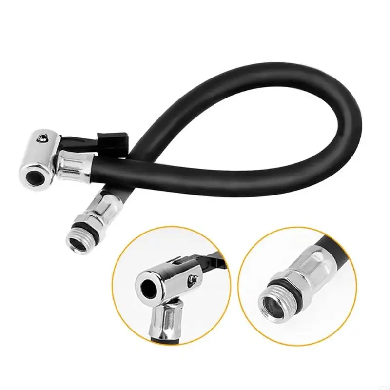 

57BA Car Inflator Hose Tire Inflation Hose Extension Tube Compressor Hose Universal Motorcycle Tire Air Inflator Connector