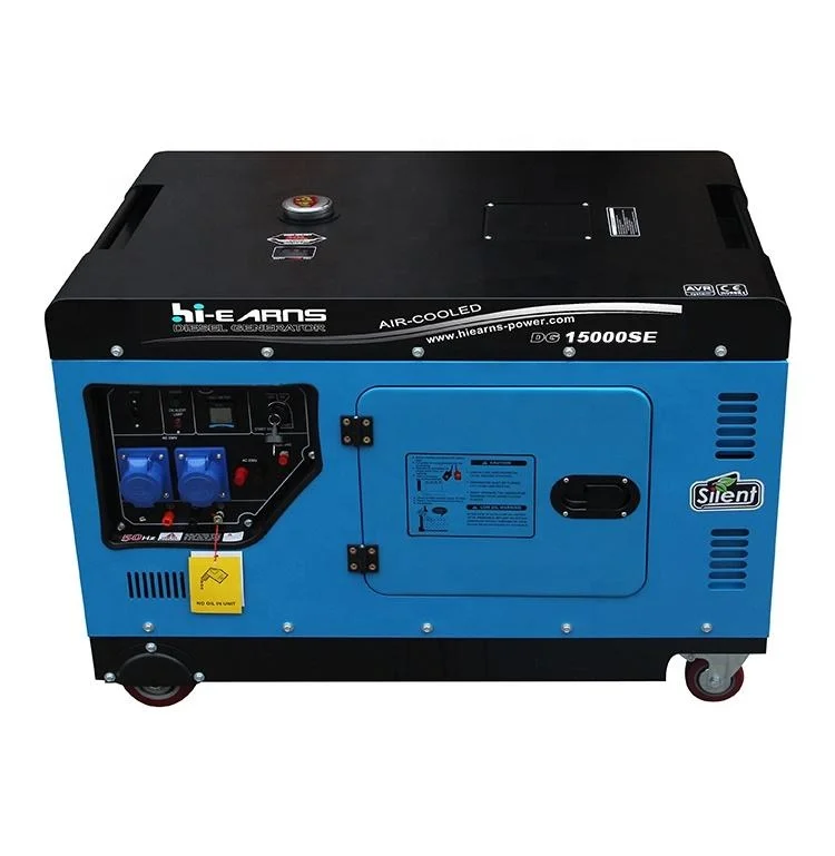 hiearns China product DG15000SE die·sel generator  air cooled 10KW portable die·sel generator