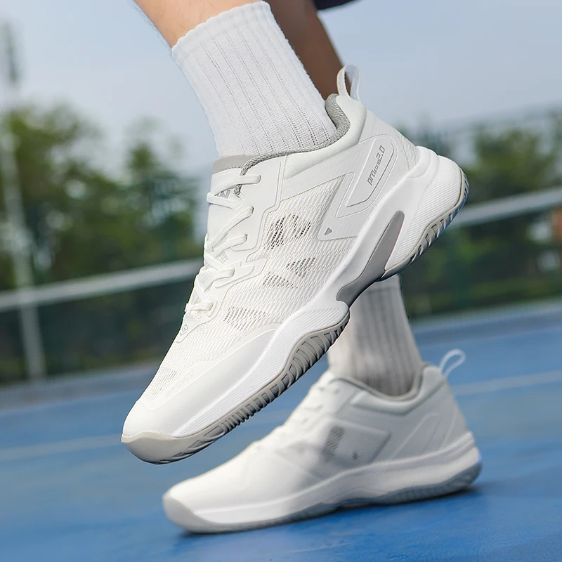 2026 New Arrival Shoes Badminton Men Light Weight Indoor Sport Men Shoes Lacing Man Sport Sneakers Big Size 46 Table Tennis Shoe