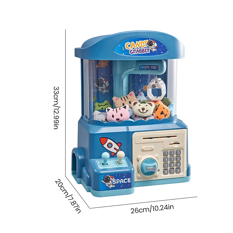 Grote Klauw Machine Vangst Mini Pluche Pop Snoep Kinderen Speelgoed Huis Speelpoppen Klauw Machine Arcade Kraan Spel Speelgoed Nieuwjaar Geschenken
