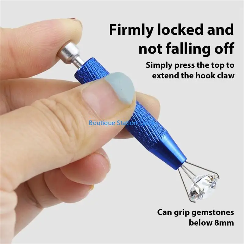 

Y55F Diamonds Holder Fashionable Jewelry Repair Tool Small Diamonds Clip Professional Jewelry Clamp Stainless Steel Texture