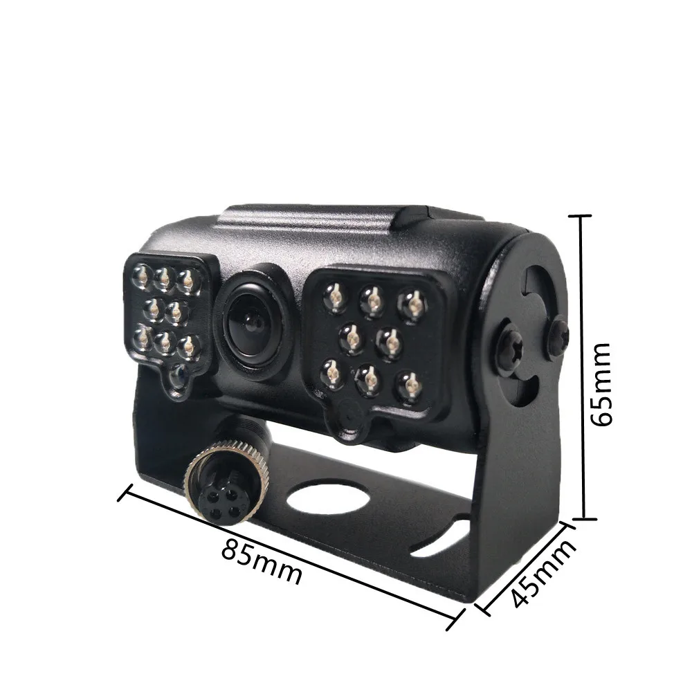 AHD 1080P Waterproof Vehicle Camera Dual Camera IR Night Vision Front Rear-View Metal Shell Truck Bus Car